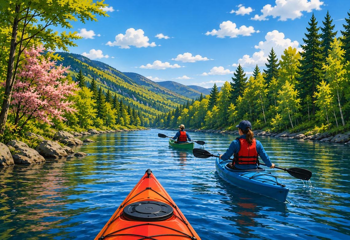 Kayaking-illustration