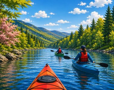 Kayaking-illustration