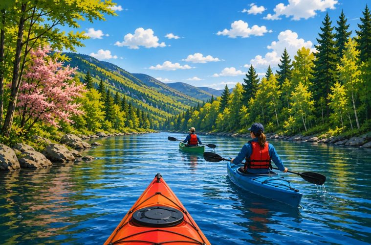 Kayaking-illustration